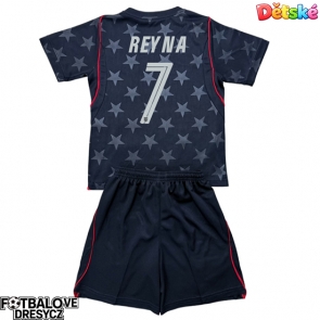 Spojené státy Giovanni Reyna #7 Dětské Venkovní dres komplet MS 2026 Krátký Rukáv (+ trenýrky)